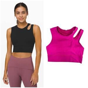 Lululemon Master Motion Crop Sz 4 Magenta!